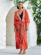 Saída de Praia Kimono Vermelho 02