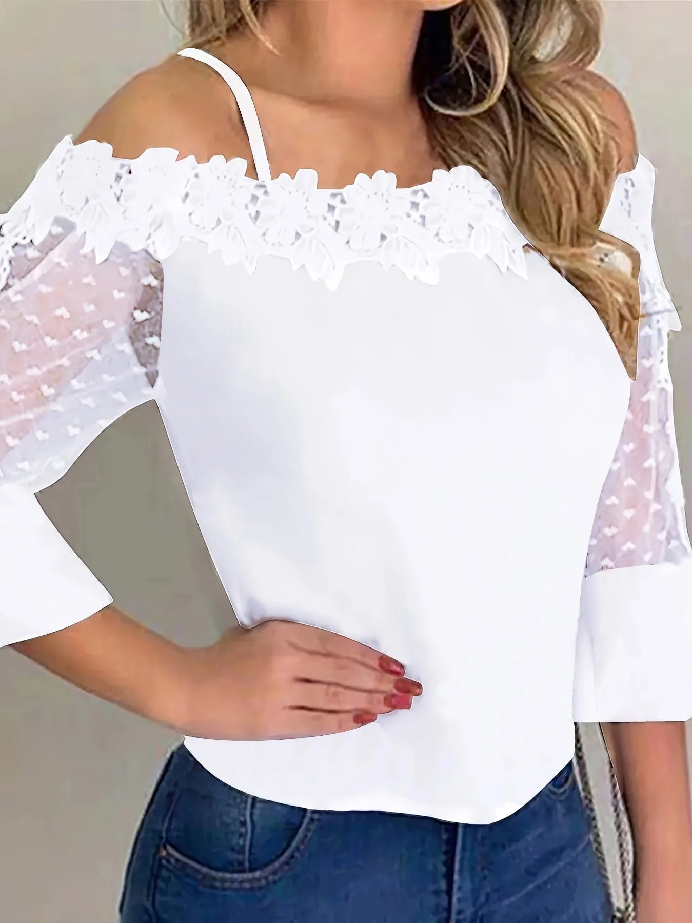 Blusa Ombro a Ombro Branco 02