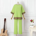 Conjunto Feminino Casual Verde 6
