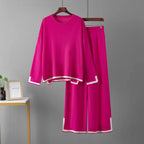 Conjunto Feminino de Malha Rosa Pink 8