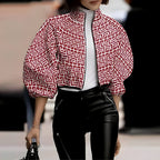 Jaqueta Feminina Bomber Vermelho 2