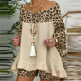 Conjunto de Linho Animal Print
