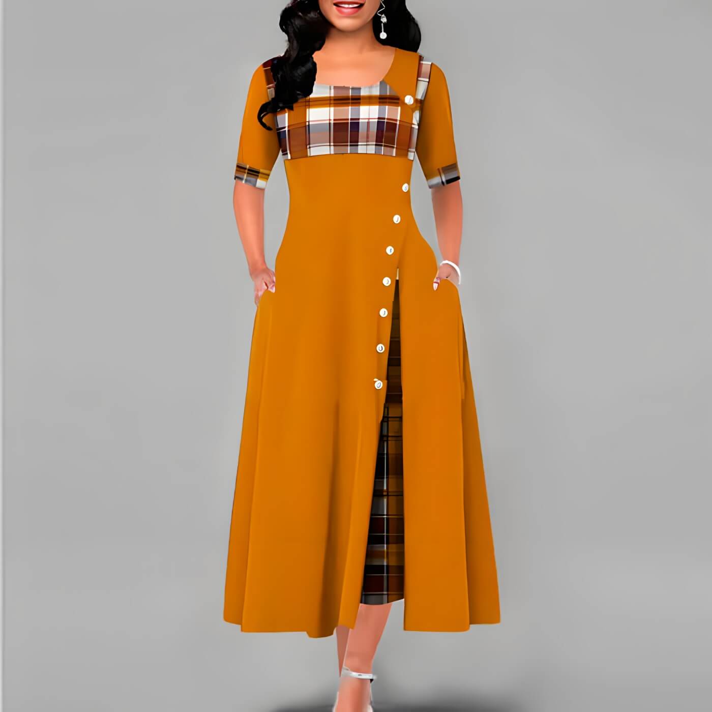 Vestido Longo Amarelo 4