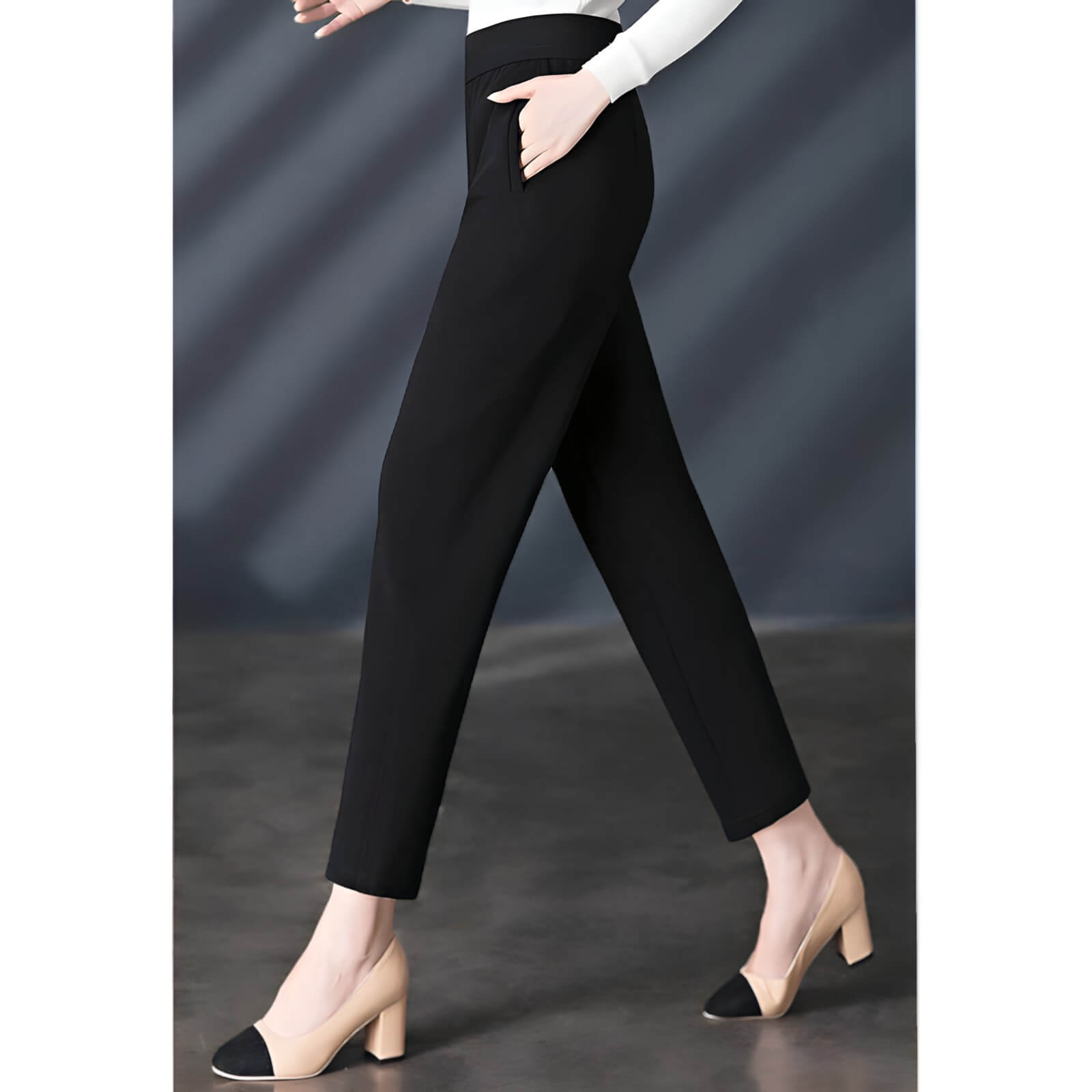 Calça Feminina Casual Preto 2