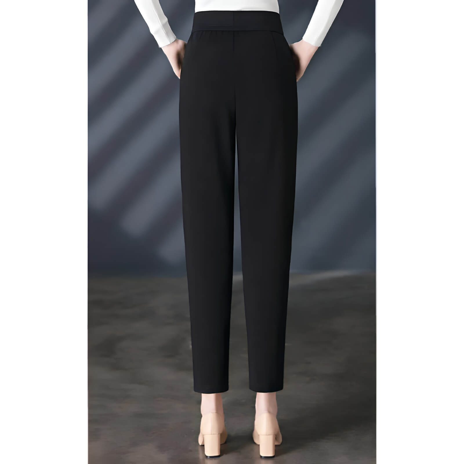 Calça Feminina Casual Preto 3