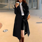 Casaco Longo Feminino Trech Preto 6