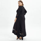 Vestido Longo Plus Size Preto 3