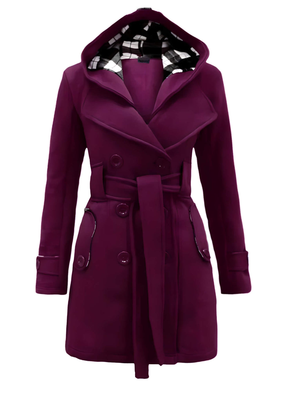 Casaco Feminino de Inverno Roxo 8