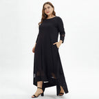 Vestido Longo Plus Size Preto 5