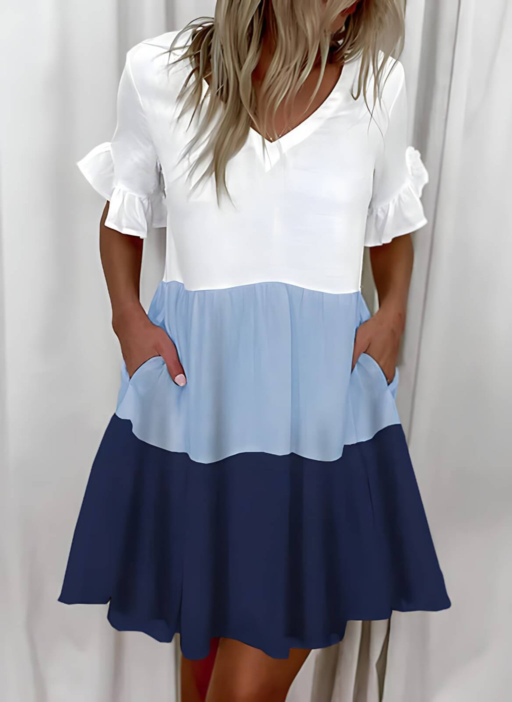 Vestido Curto Azul 1