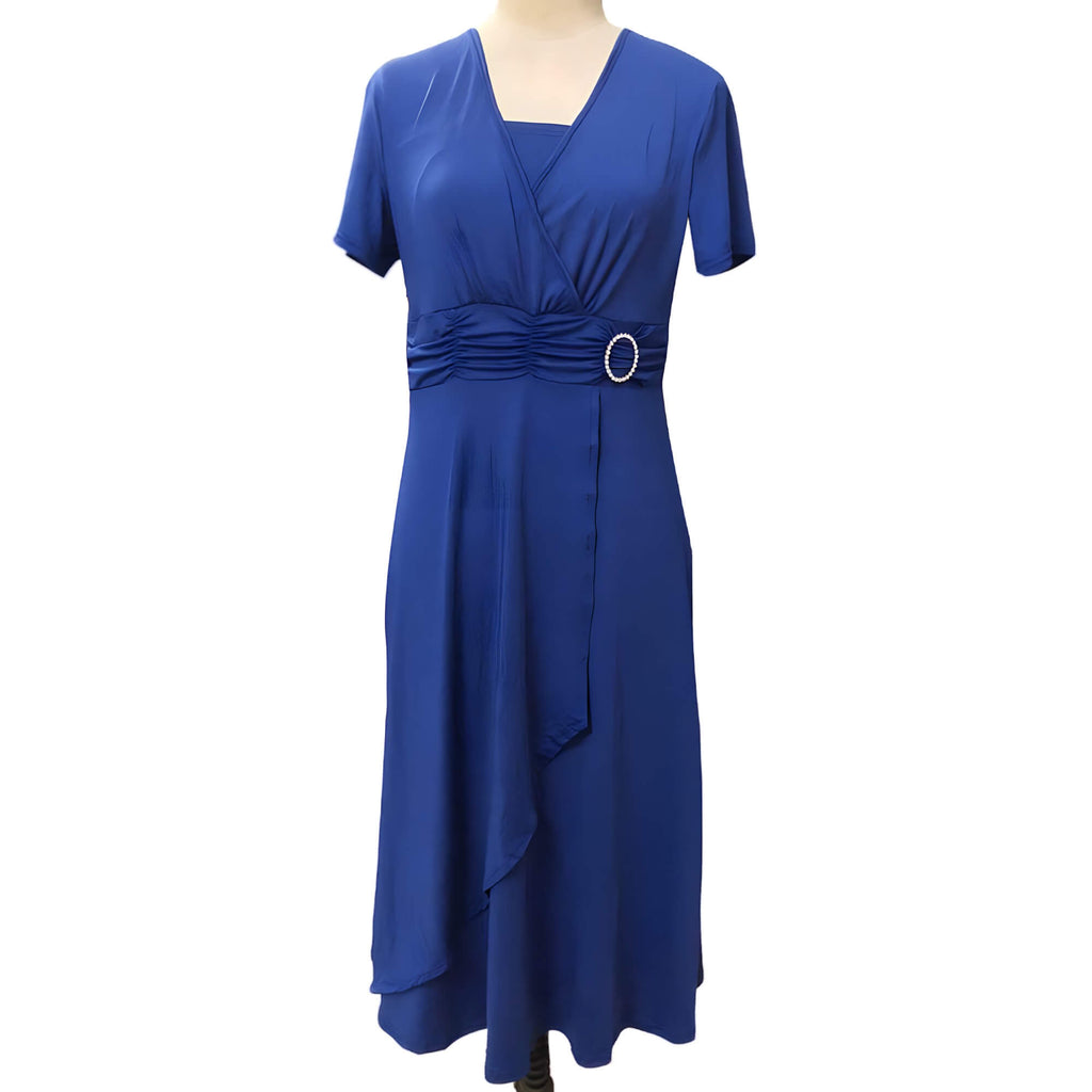 Vestido Mídi Azul 6