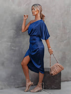 Vestido Mídi Azul 6