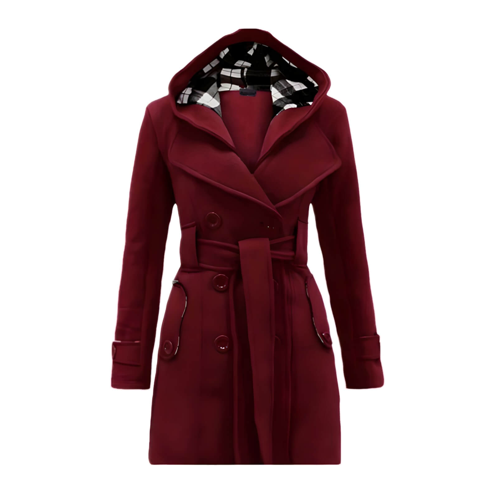 Casaco Feminino de Inverno Bordô 5