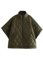 Jaqueta Feminina Puffer Verde Militar 2