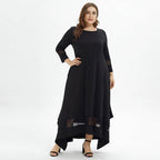 Vestido Longo Plus Size Preto 6