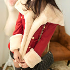 Casaco Feminino Pelúcia Vermelho 5