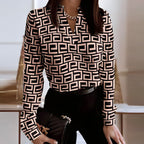 Blusa Social Estampada 1