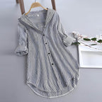 Camisa Feminina Alongada Preto 1