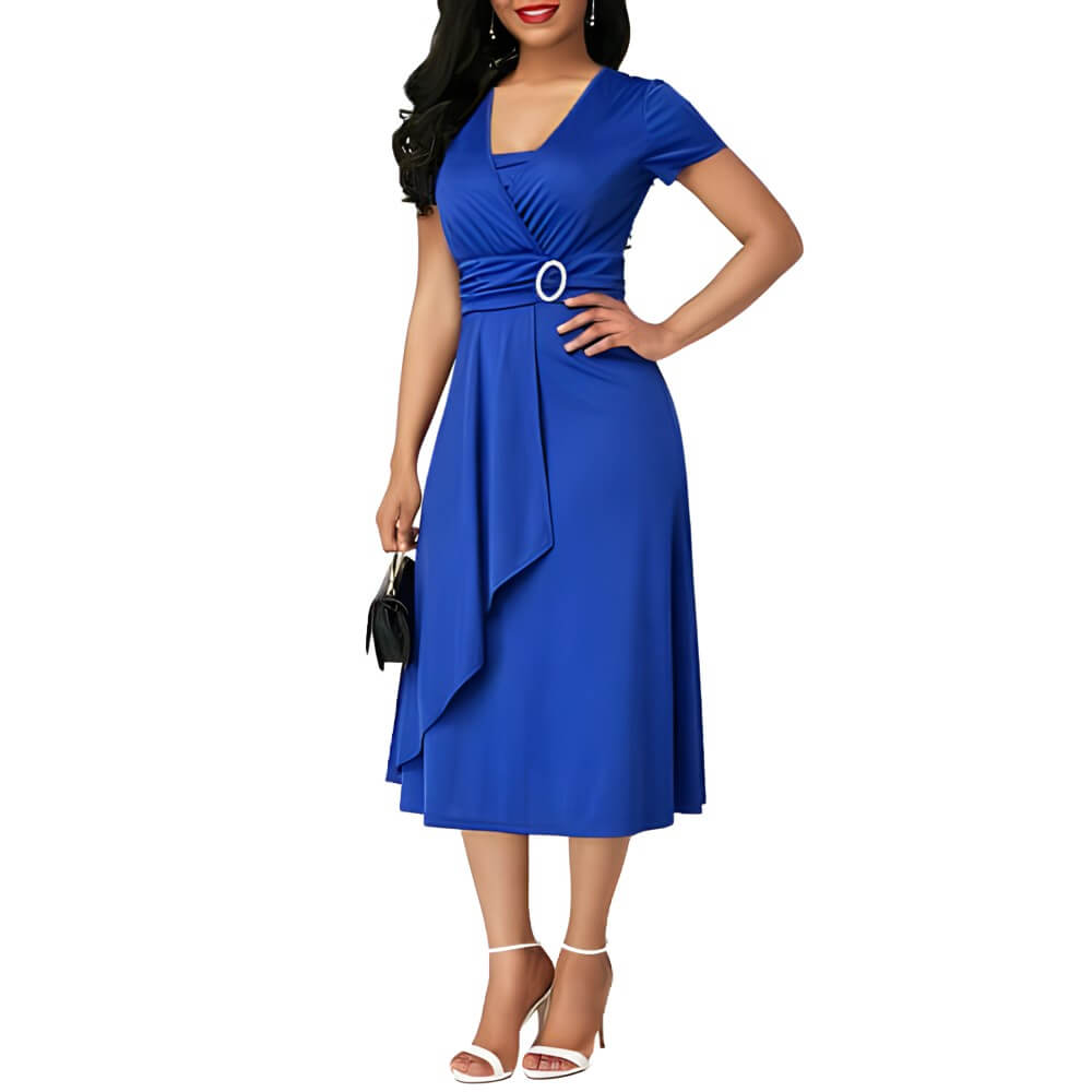 Vestido Mídi Azul 1