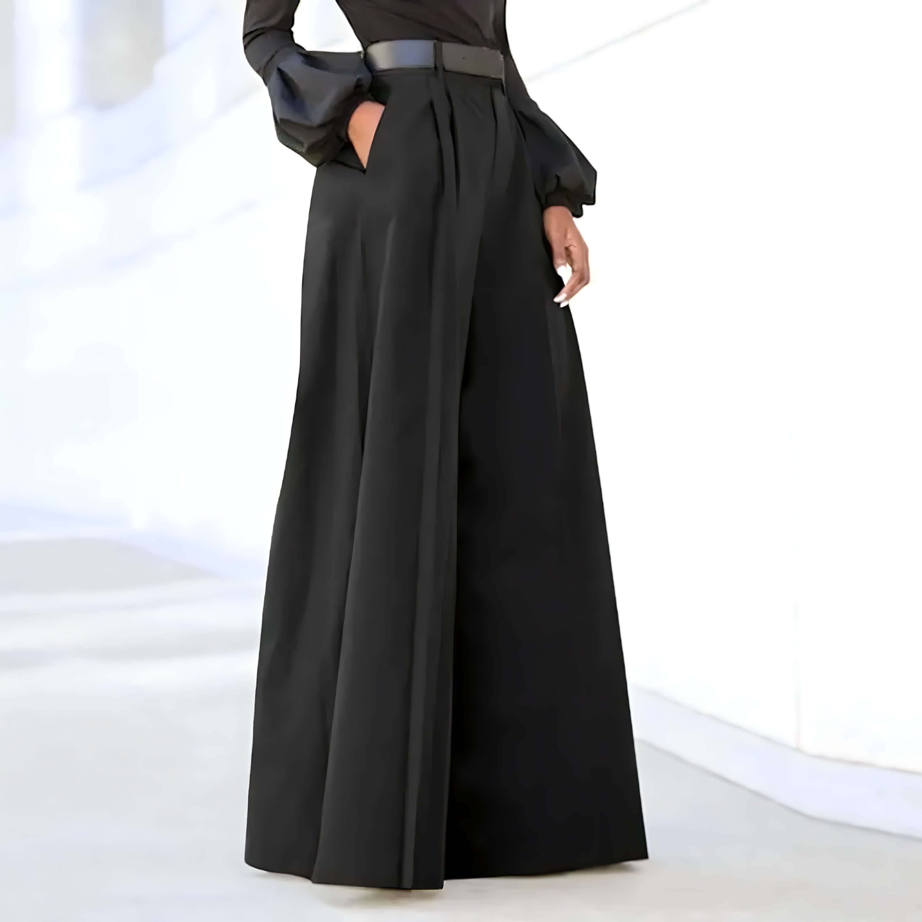 Calça Pantalona Preto 1