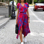 Vestido Mídi Transpassado Vermelho 4