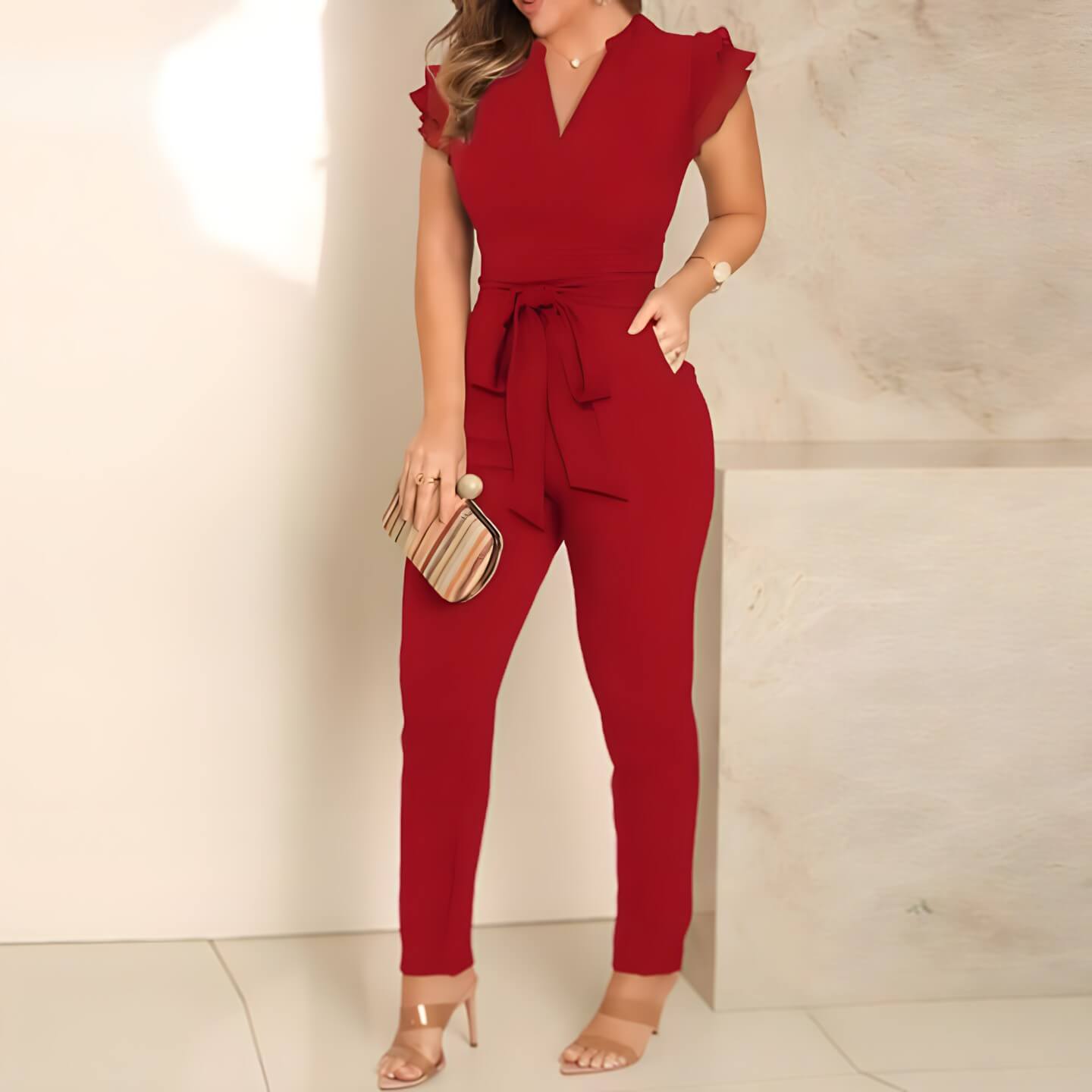Macacão Longo Vermelho 2