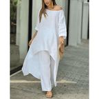 Conjunto de Linho Alongado Lillois