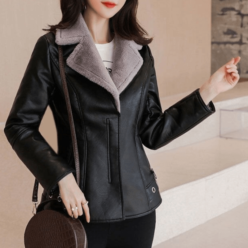 Jaqueta Feminina Forrada Cinza 2