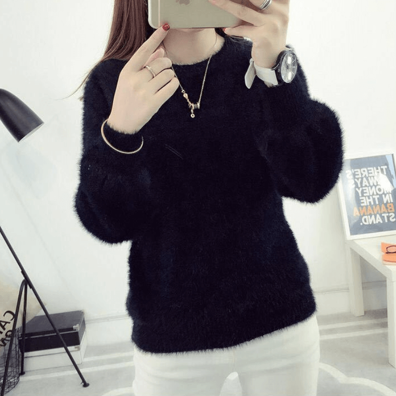 Suéter Feminino Felpudo Preto 2