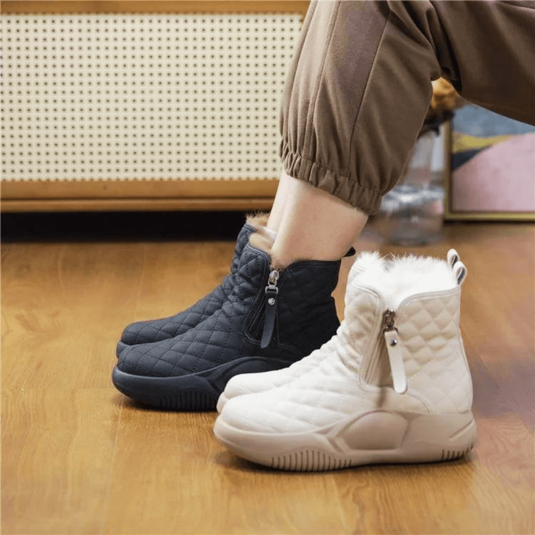 Bota Feminina de Inverno Impermeável Velvet