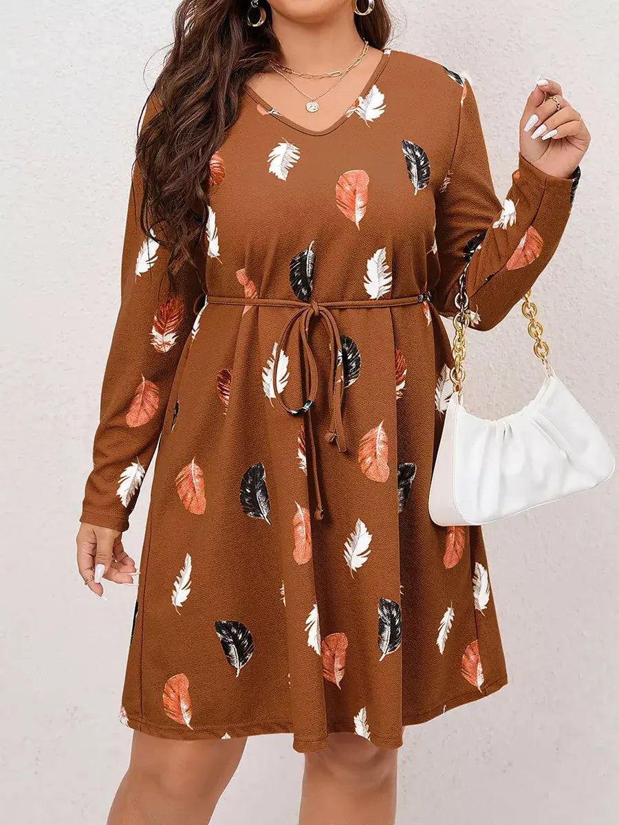 Vestido Curto Feminino - Plus Size