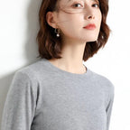 Suéter Feminino Casual Clássico Cinza