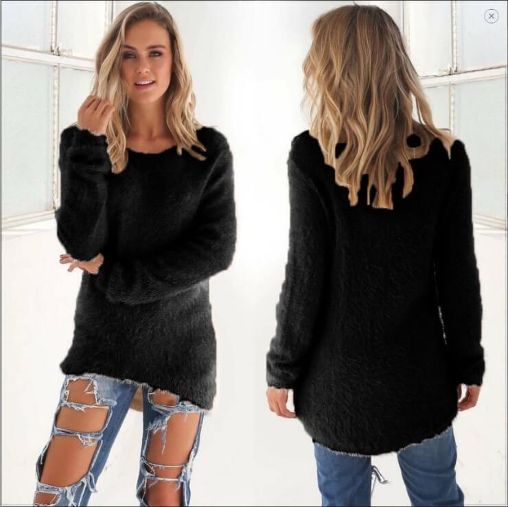Suéter Feminino Preto 2