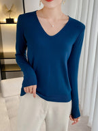 Suéter Casual Feminino Azul