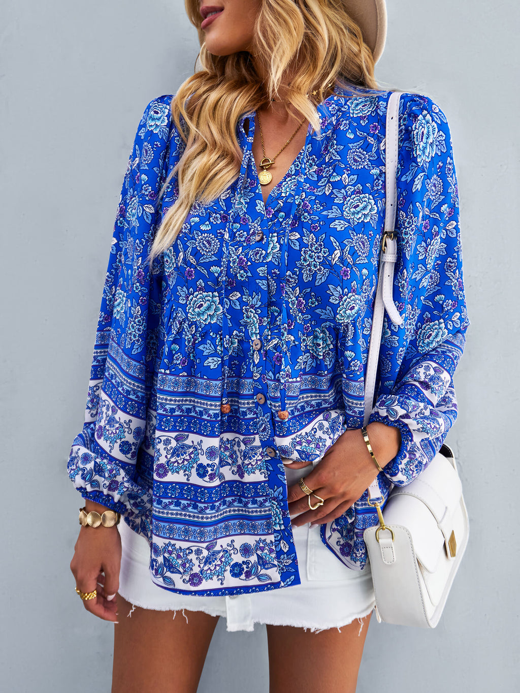 Camisa de Viscose Feminina