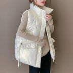 Colete Feminino Puffer Branco 5