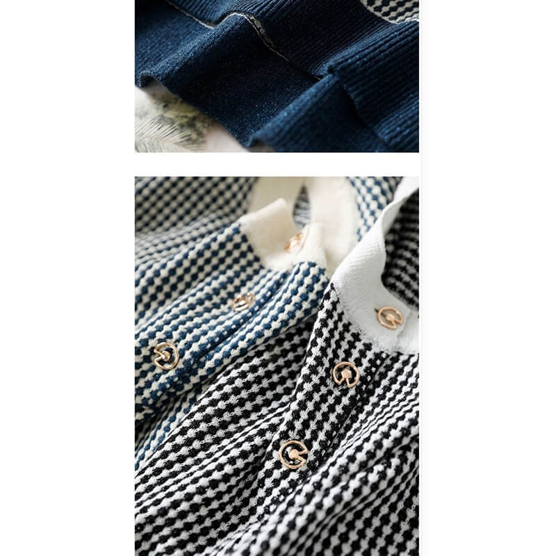 Suéter Casual Feminino com Botões