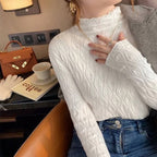 Suéter Feminino Gola Alta Branco 1