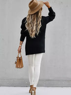 Suéter Feminino de Tricot Preto 2